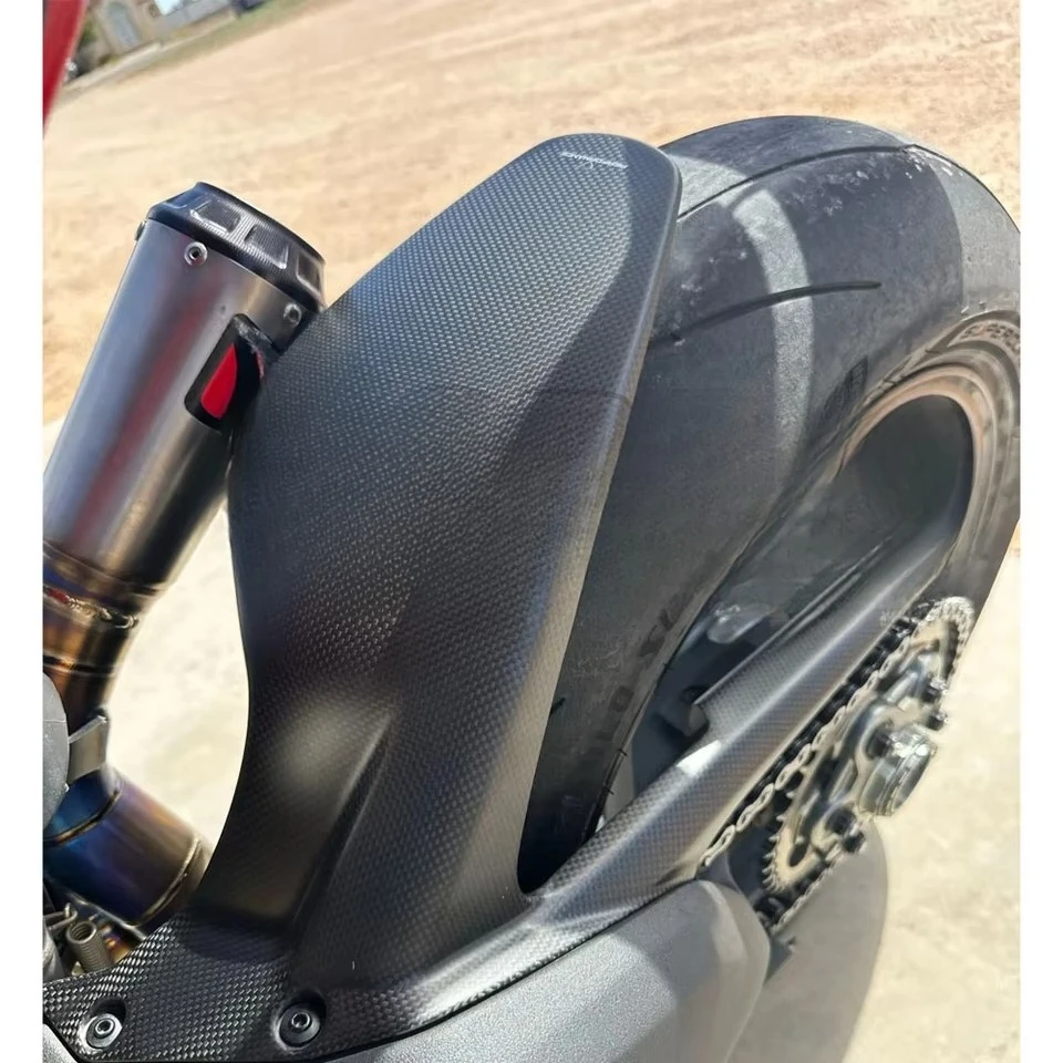 Panigale/Streetfighter V4 V4S 2018-2023 2024 Black Matte Front Fender Rear Hugger Mudguards Perfect Fit Original Fairing