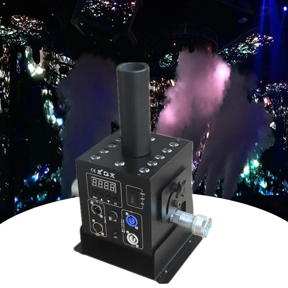 

2pcs/lot LED Co2 Smoke Spray Machine RGB 3in1 LED Co2 Jet Machine for nightclub disco DJ