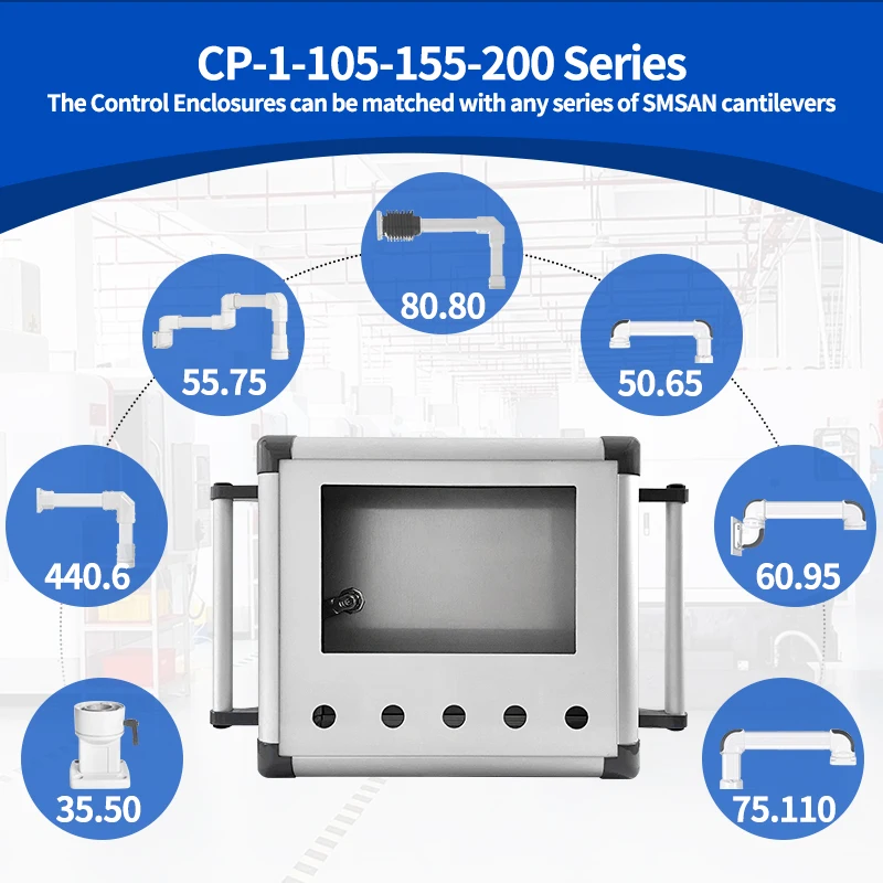Machine Tool Cantilever Operation Box Bracket Box Hoisting Touch Screen Box CNC System Operation Box Customized