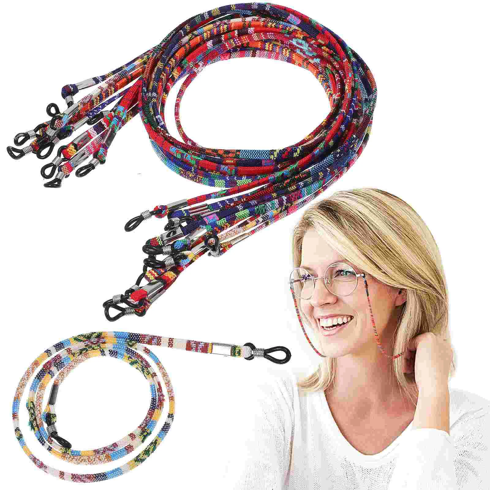 10 Pcs Glasses Strap for Women Lanyard Eyewear Retainer Eyeglass Chain Folk-custom Sunglasses Cord