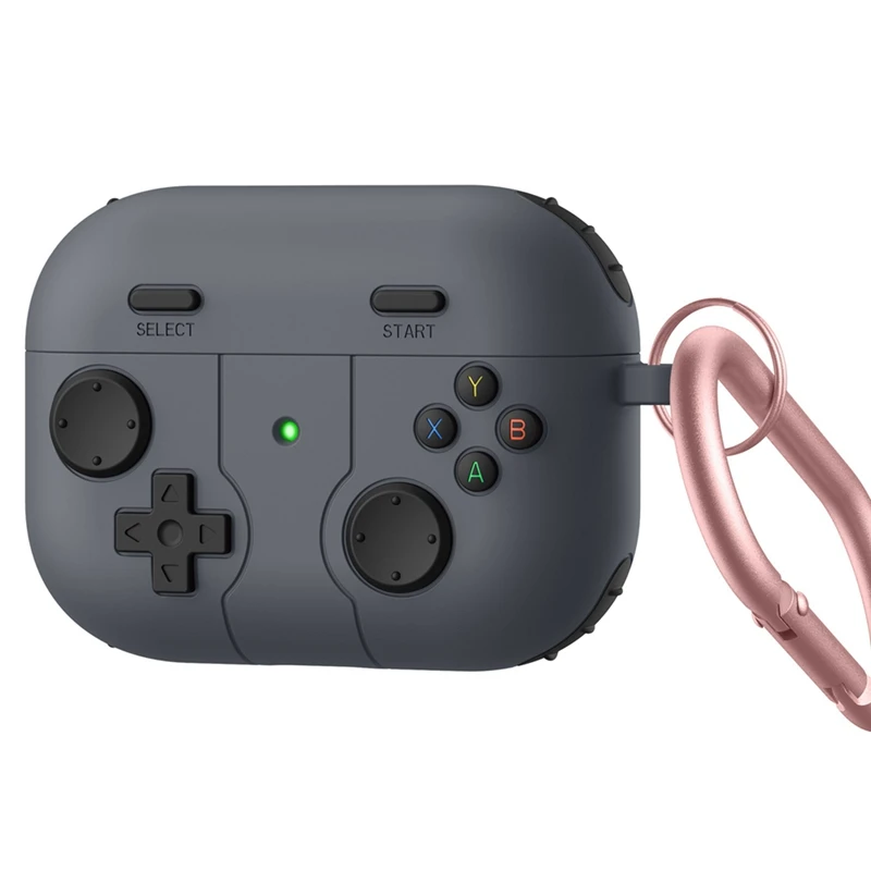 Étui de protection en silicone pour casque Bluetooth Apple, gris, durable, facile à utiliser, adapté pour Pro2