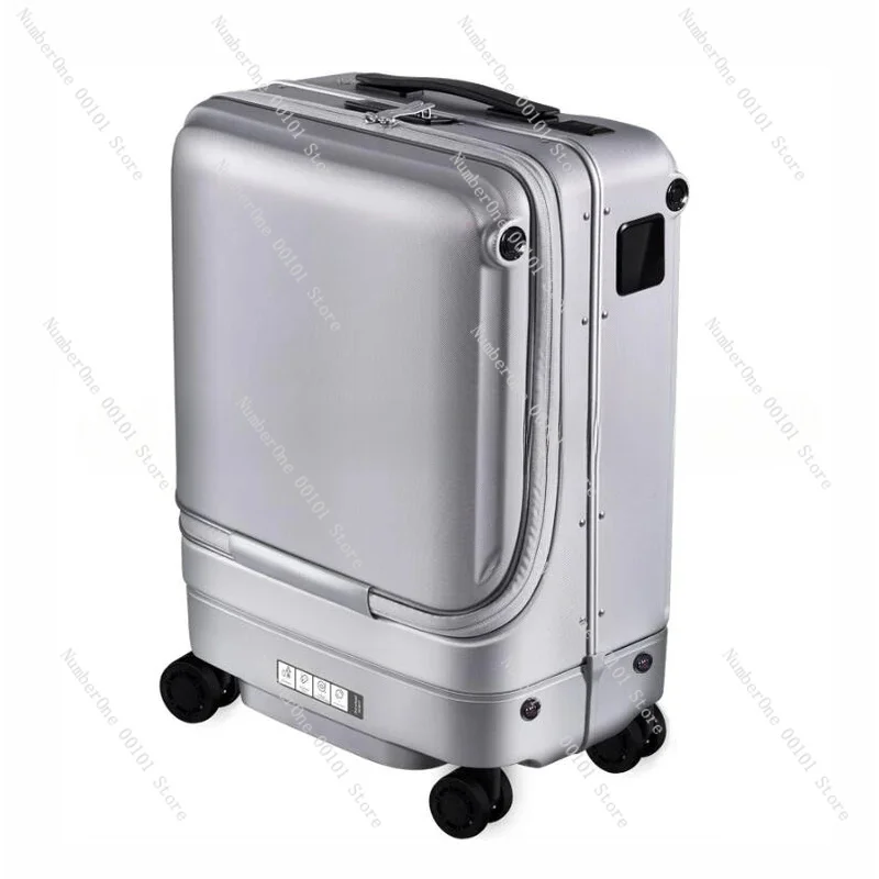 Suitcase Cabin Spinner Trolley On Wheel 20Rolling Luggage App Remote Control Following