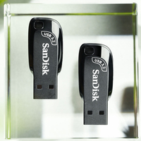 SanDisk USB 3.2 Flash Drive 32GB 64G 128G 256GB 512GB Pen Drive Memory Stick U Disk Mini Pendrive Black External Storage SDCZ410