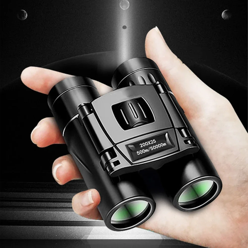 

HD Zoom Portable Binoculars Long Range Telescope for Hunting Central Focus Knob Binoculars Lightweight Telescope