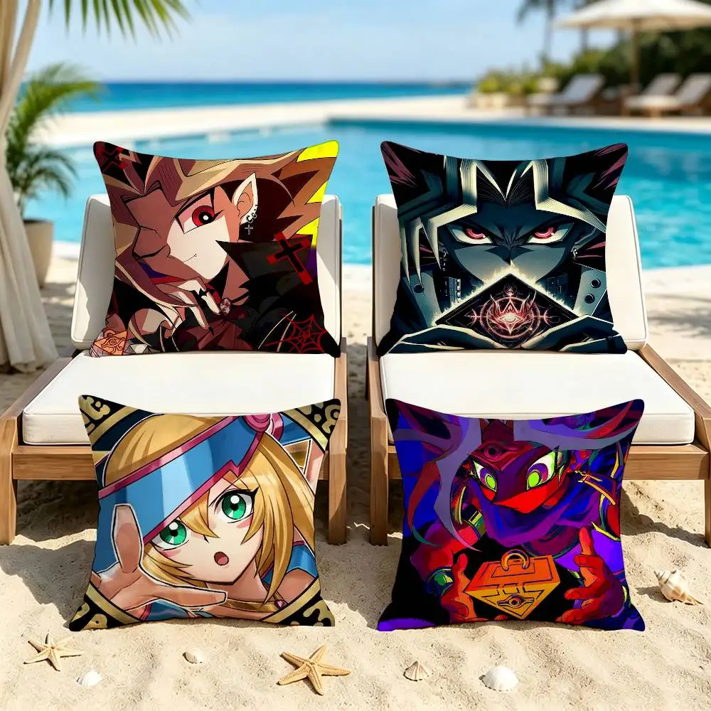 Y-Yu-Gi-Oh Game Double-Sided Printed Cushion Cover Bedroom Bedside Sofa Pillow Case