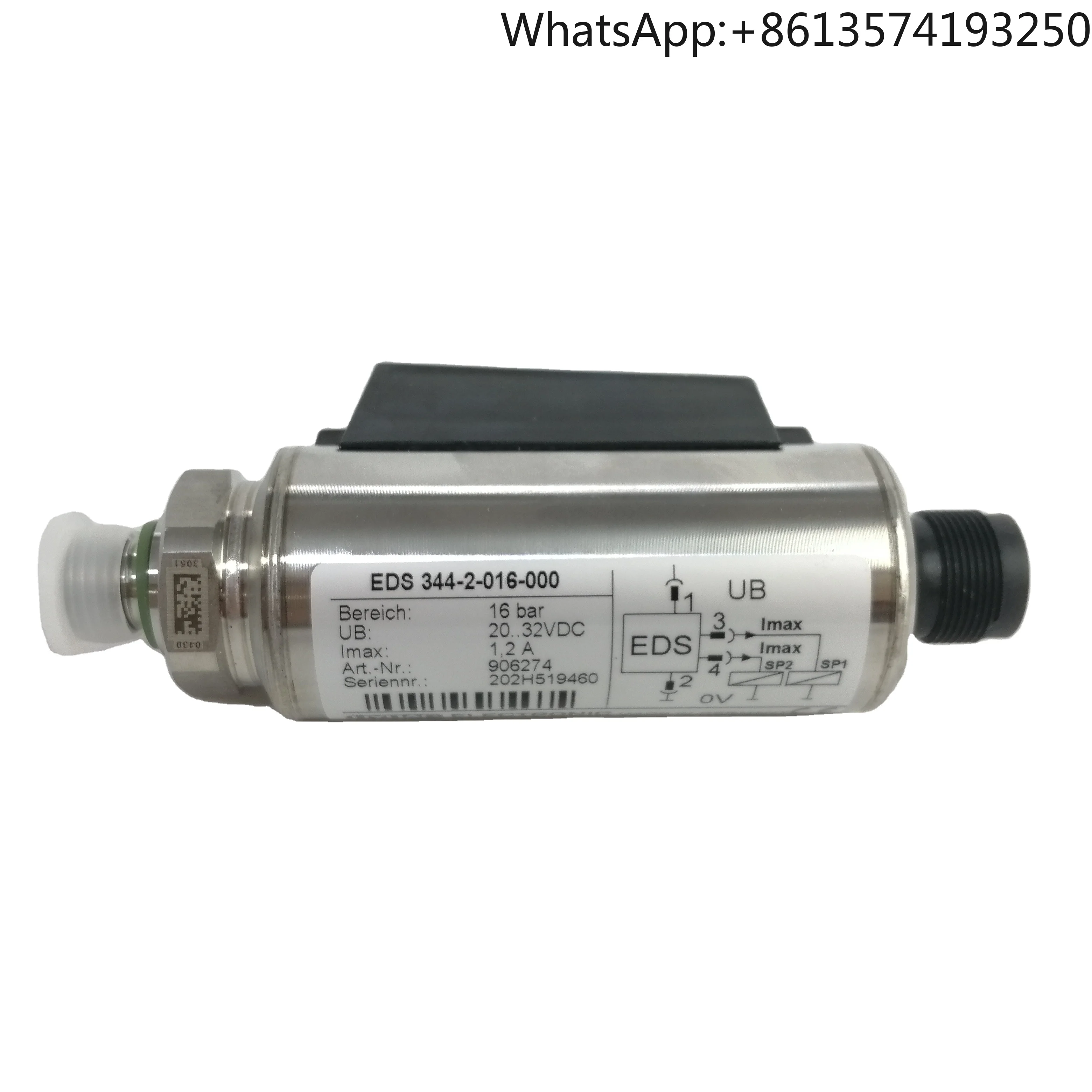

HYDAC EDS 344-2-016-000 PRESSURE TRANSMITTER