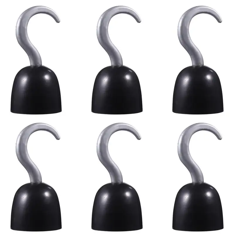 

2 Sets Hook Costume Halloween Pirate Costume Plastic Hook for Halloween Pirate Toys Costume Accessory
