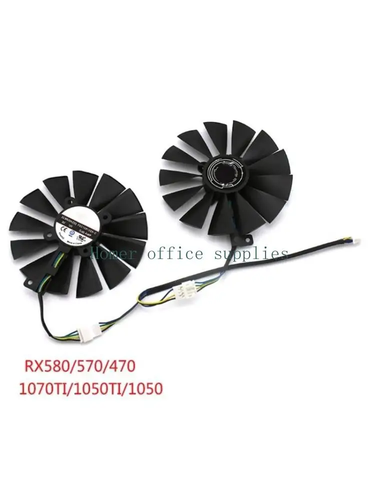 

K43B Graphics Video Card Cooling Fan Replacement for RX470 RX570