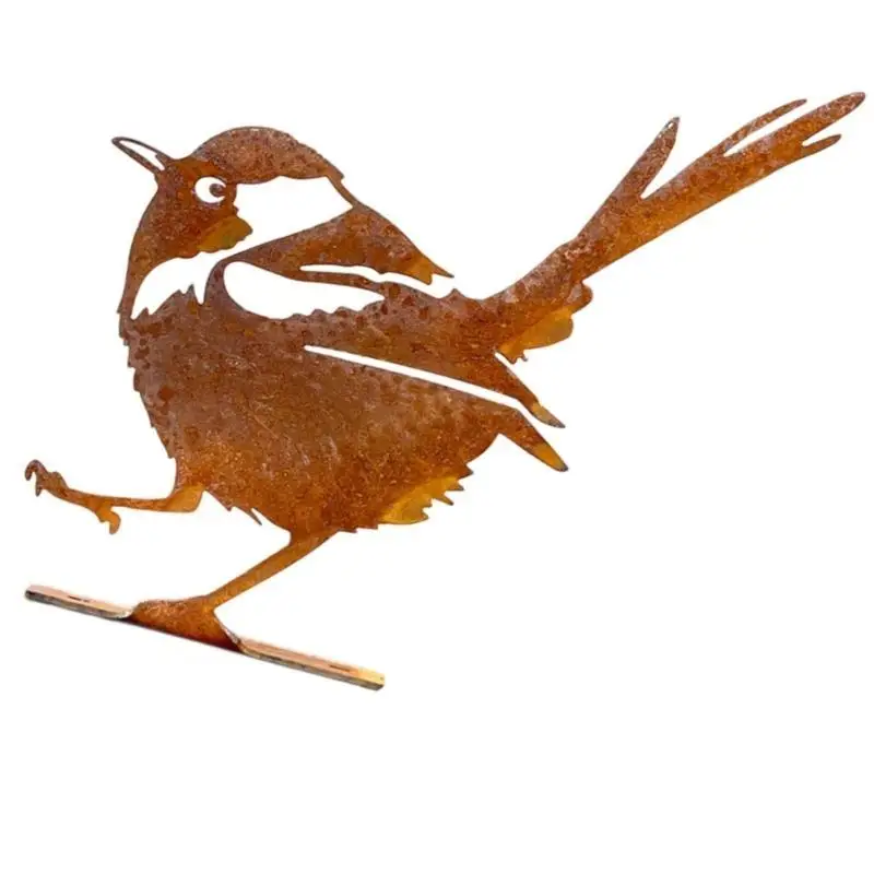 

Скульптура статуи сада птицы металла Э8БД антикварная погодоустойчивая на открытом воздухе