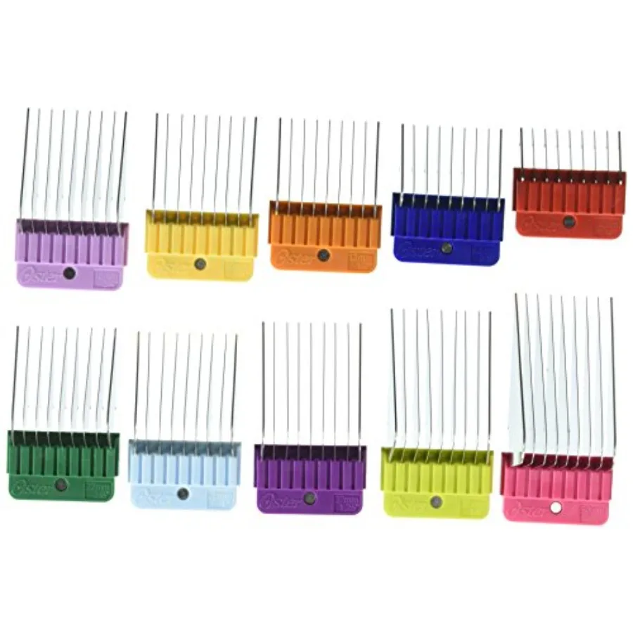 

Набор из 10 насадок-гребней для машинки для стрижки животных из нержавеющей стали 078936-100-000