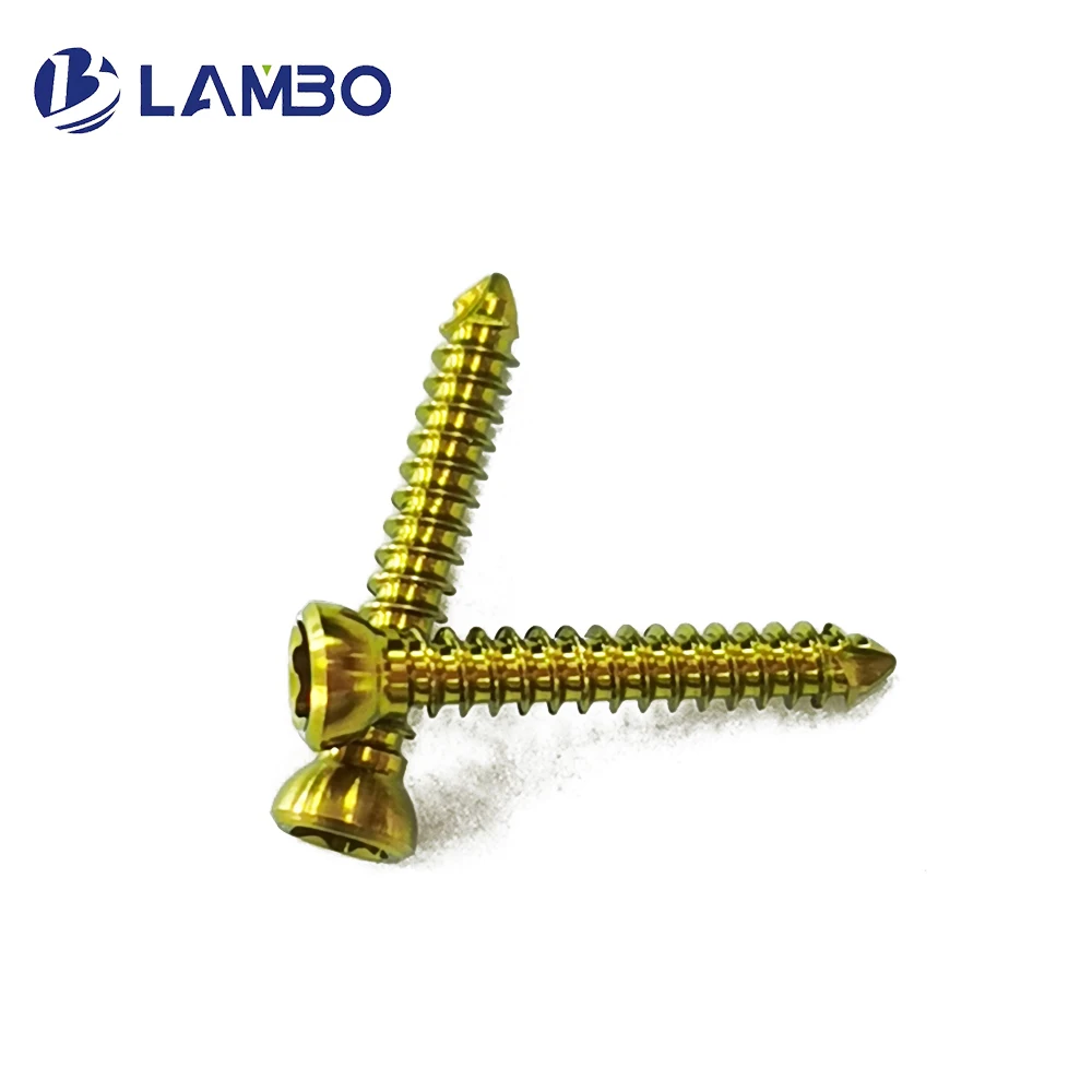 3.5mm Self-tapping Titanium Cortical Screws Pet Veterinary Orthopedics Implants Veterinaria Accessories Surgical Instruments