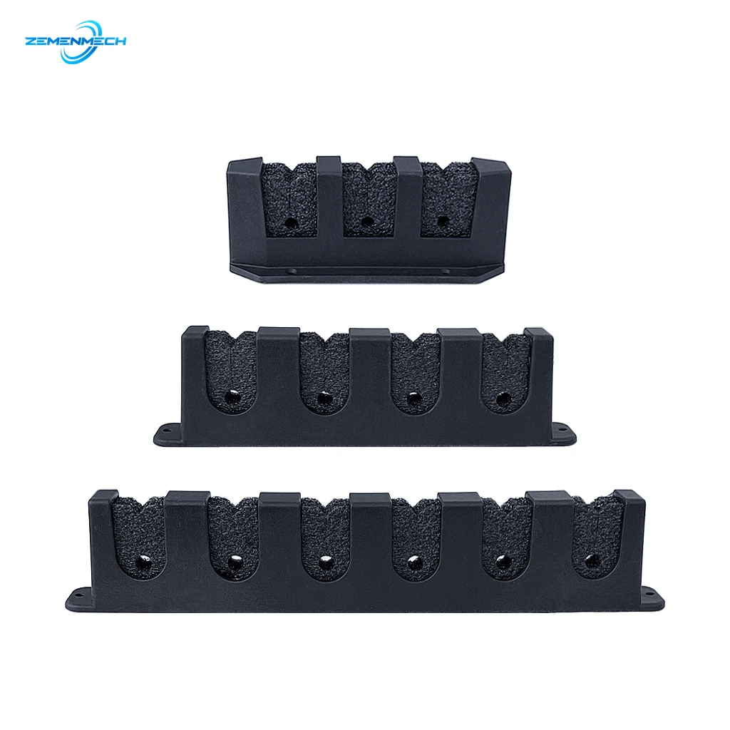 ABS Fishing Rod Holder Rack Fishing Pole Holder Rod Wall Mount Modular For Garage Fishing Rod Collection Rack Storage Accessory