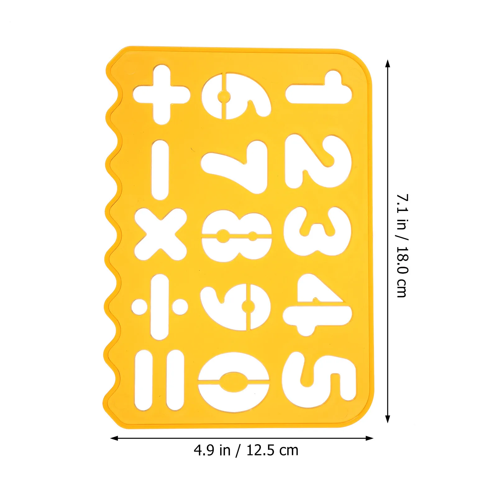 1Set Educational Alphabet and Number Stencils Ruler Set Plastic Learning Tool for Kids Graffiti Drawing Writing Practice Abc