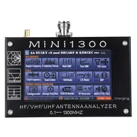 Mini1300 4.3 inch LCD Touch Screen 0.1-1300MHz HF/VHF/UHF ANT SWR Antenna Analyzer Meter Tester