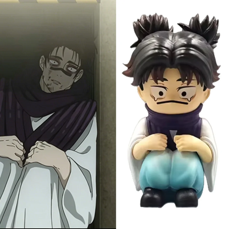Kawaii Jujutsu Kaisen Choso Chibi-Figur – 10 cm große PVC-Sammelpuppe, Statue mit weinendem Ausdruck für Desktop-Dekoration & Geschenk