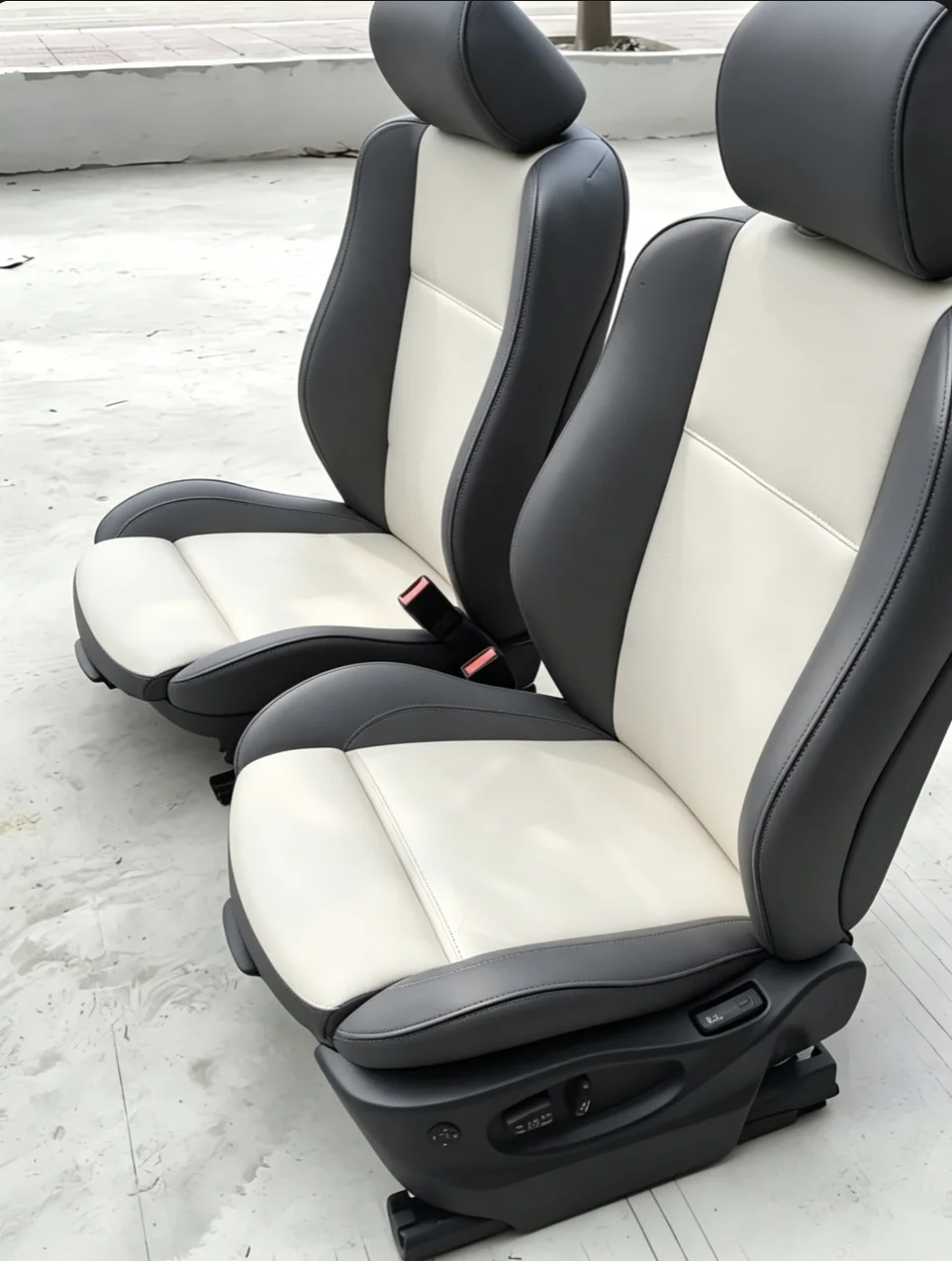 Für BMW E46 Maßgefertigte Autositzbezüge Luxuriöses Nappaleder 100% Passgenau Innenraumzubehör 360 ° Vollständige Abdeckung – Detail 9