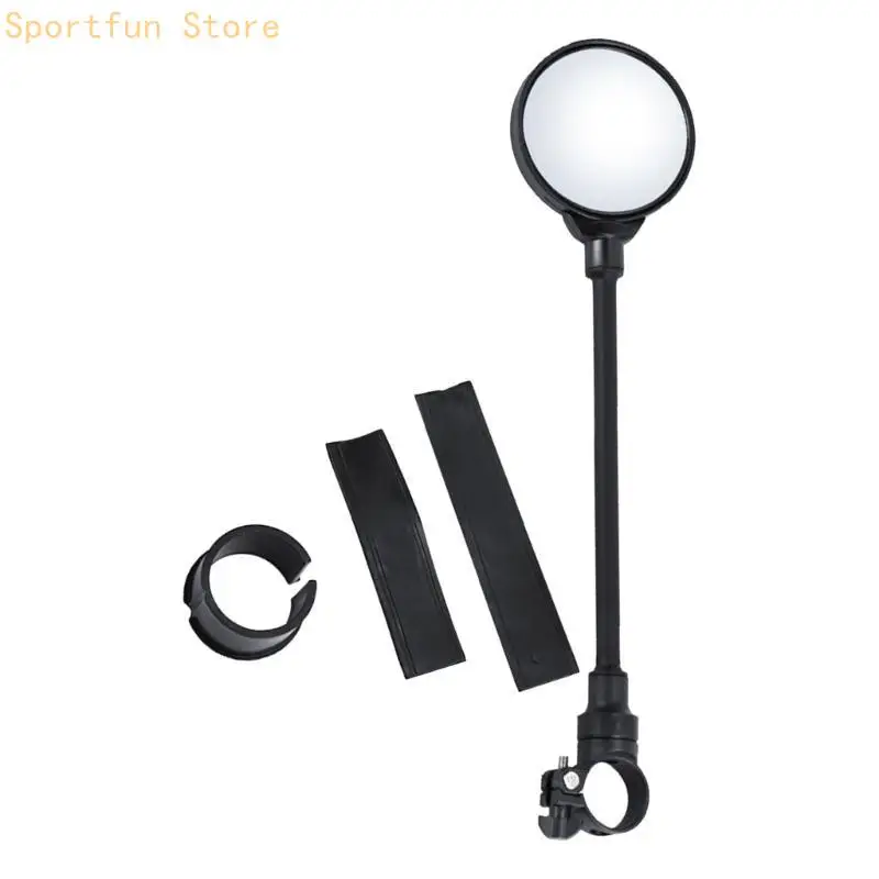 

X7JD Road Bike Glass Adjustable Bicycles Rearview Glass Handlebar Mount Glass