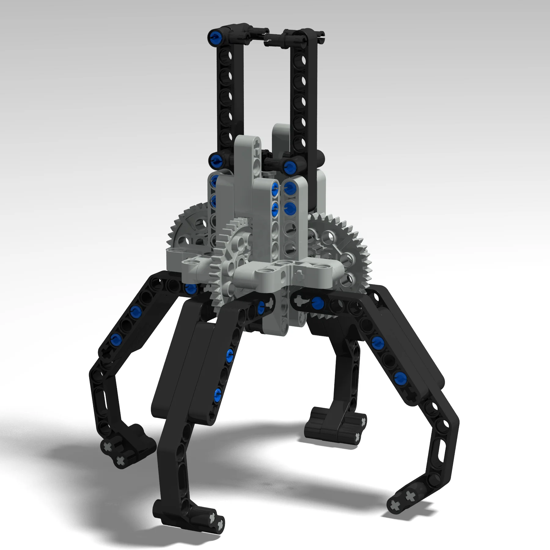 Techniczne klocki MOC elektryczny robot zdalnie sterowany Manipulator mechaniczny zacisk ramienia zestaw pazurów DIY zabawki edukacyjne dla dziecka