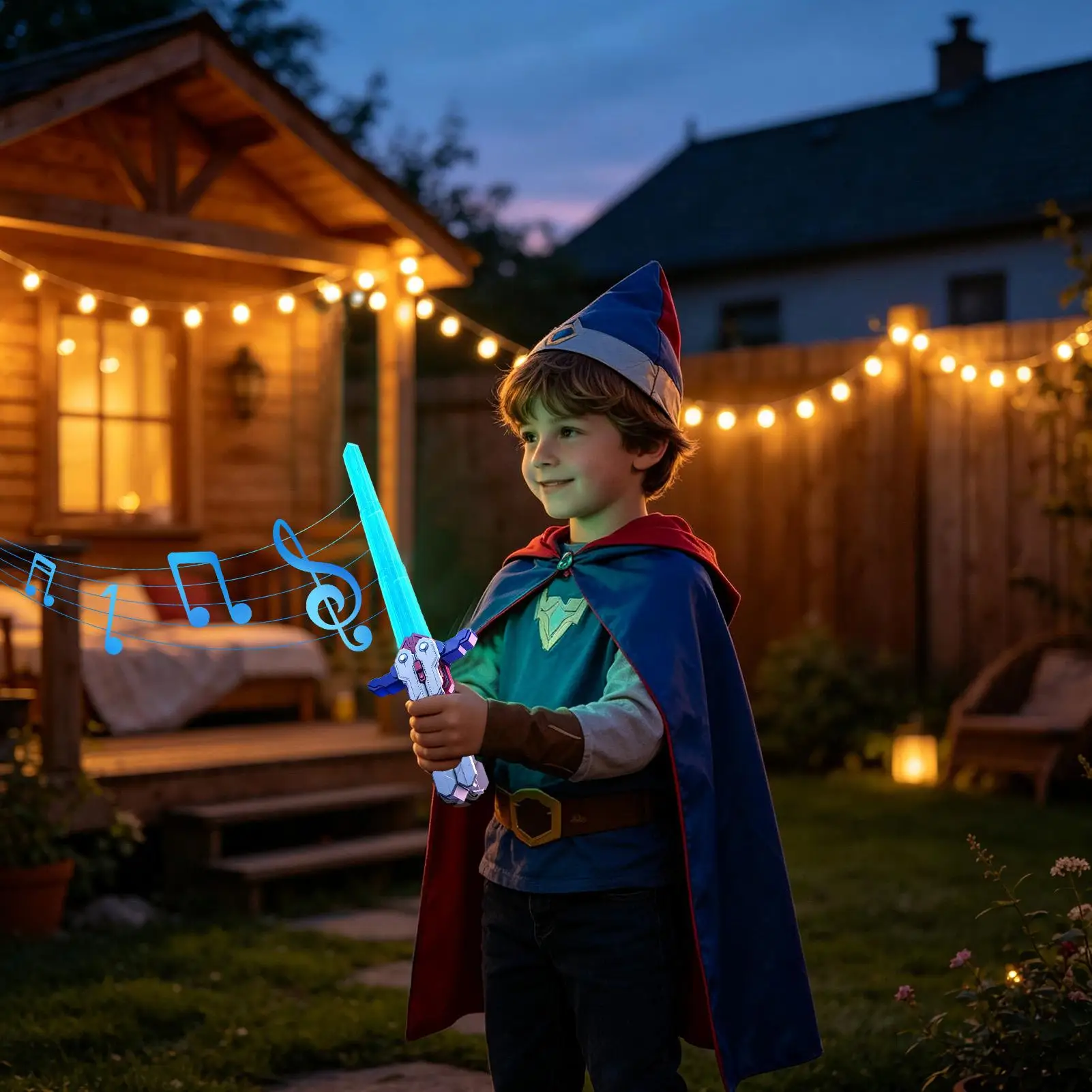 New Lightsaber LED Sword Rave Foldable Light Stick Kids Gifts Cool Toy 25cm Cosplay Prop for Boys Home Outdoor Party Battle Play
