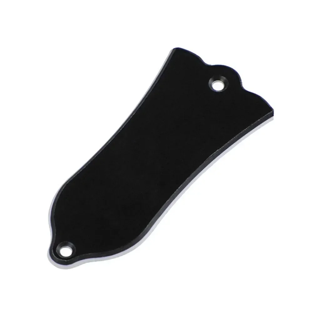 2-Ply Plain Black Bell Truss Rod Cover Musical Stringed Instruments Guitar  Accessory Parts For Les Paul Electric Guitar Bass