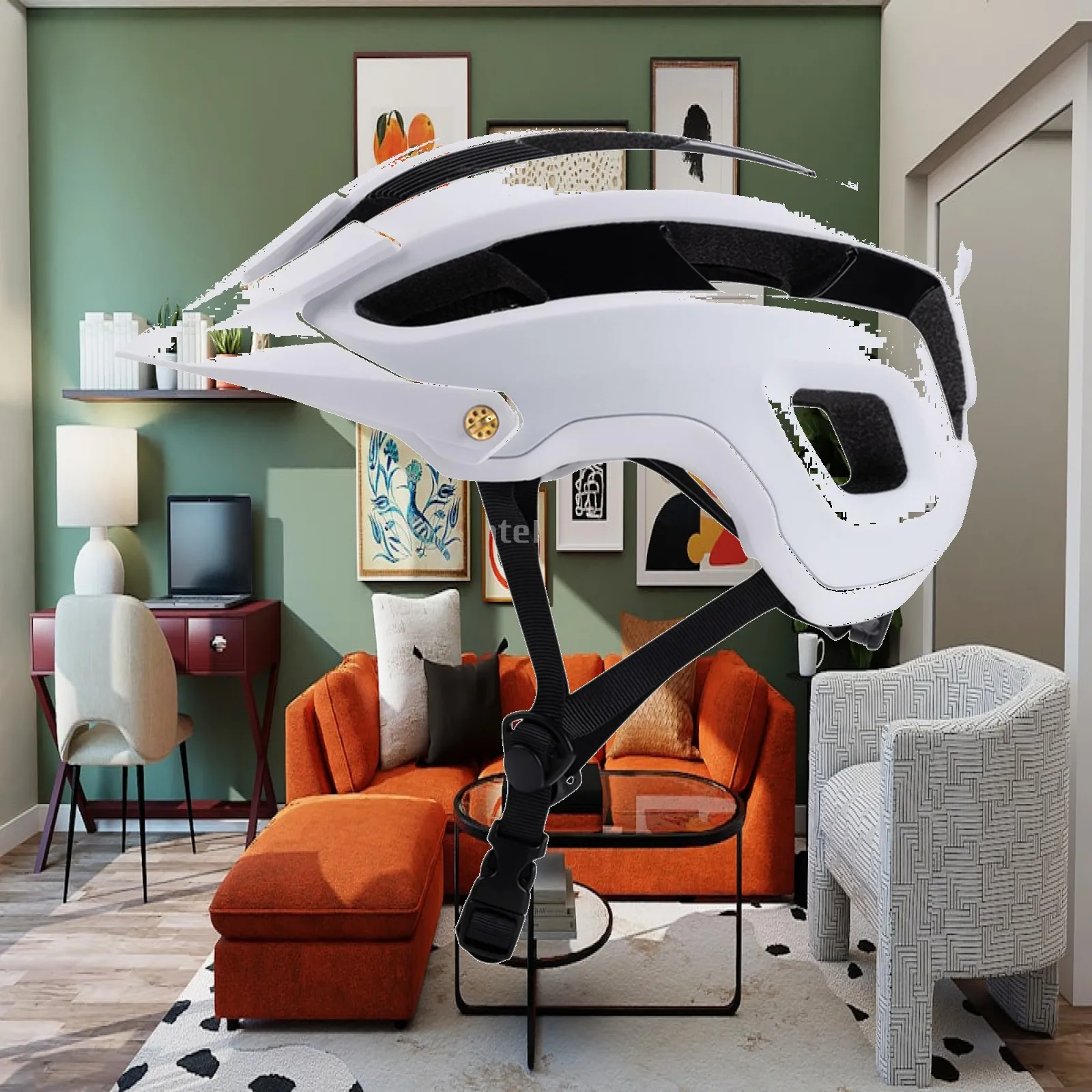 

Adjustable Mountain Bike Helmet with PC Shell EPS Foam Removable Liner for Men’s Cycling and Skating Activities