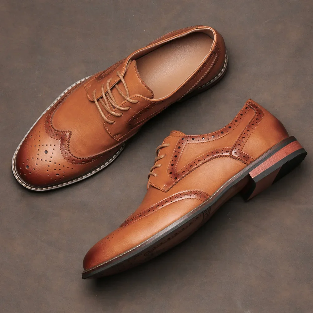 Size 7~13 Brogue Dress Shoes Man Wedding Leather Social Shoe Male - AliExpress 322 Size 7~13 Brogue Dress Shoes Man Wedding Leather Social Shoe Male - AliExpress 322