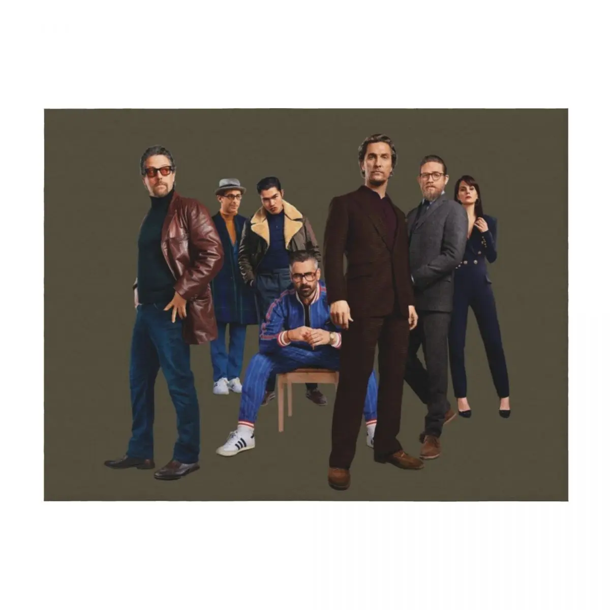 

The Gentlemen Throw Blanket Soft Big Large christmas decoration Plush Blankets