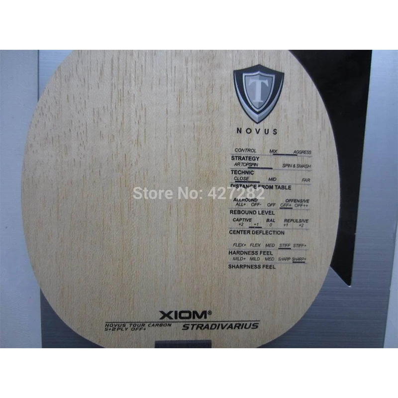 XIOM STRADIVARIUS table tennis blade 5+2 carbon ping pong blade racket hard fast attack with loop