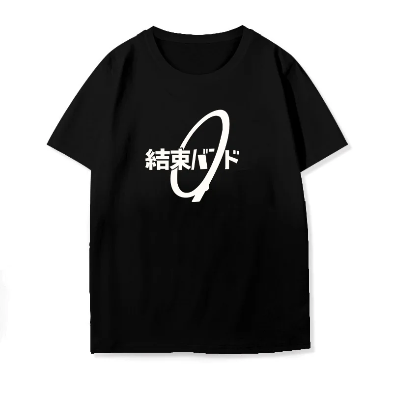 Losse Kawaii Anime Bocchi De Rock T-Shirt Cosplay Kostuum Hitori Gotoh Ijichi Nijika Heren Vrouwen T-Shirts Zomer Tops Tees