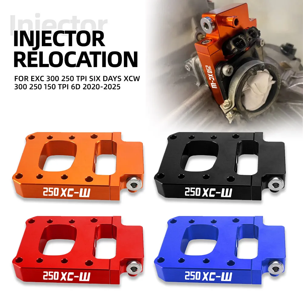 EXC300 EXC250 150 250 300 EXC XC-W TPI Six days CNC TPI Injector Relocation Block For Husqvarna TE300i TE250i GasGas EC300 EC250
