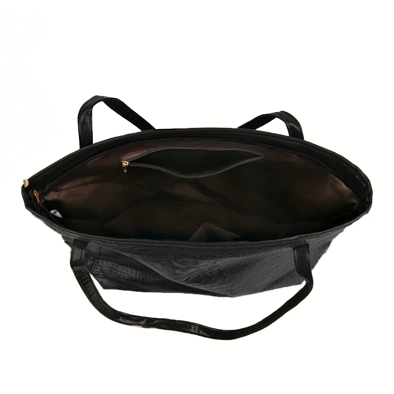 حقيبة يد نسائية أنيقة، حقيبة كتف بنمط تمساح ريترو، مناسبة للتسوق، المواعدة، النزهات، التنزه سير العمل