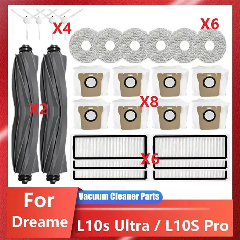 

Набор аксессуаров B66C для пылесосов Dreame L10s Ultra / L10S Pro: мешки, фильтры для швабры