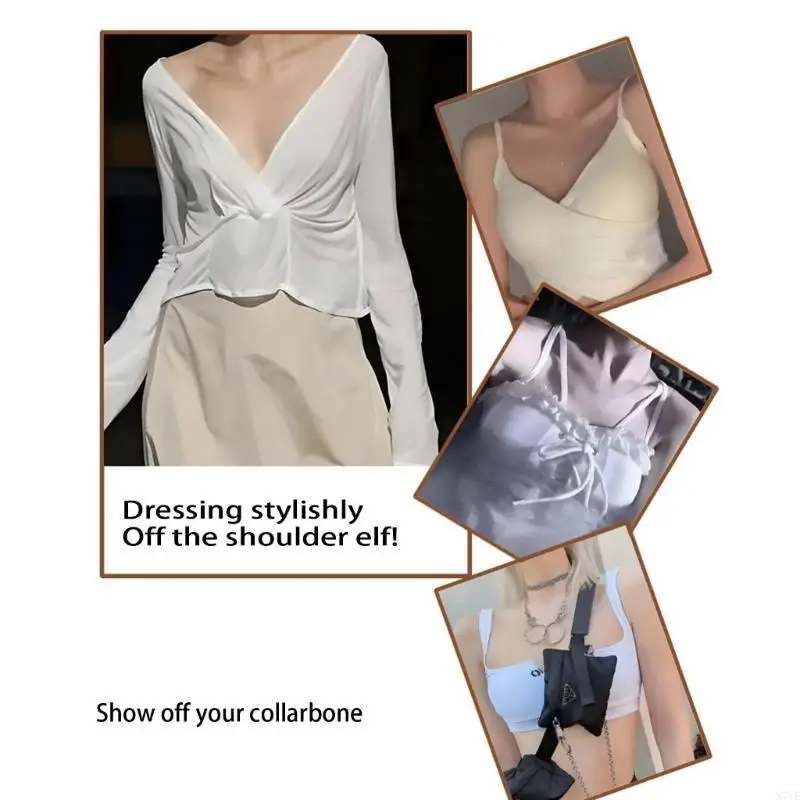 

N7YE Adhesive Bra,Strapless,Silicone Bra,Sticky Push Up Bra & Nipple Pasties Women