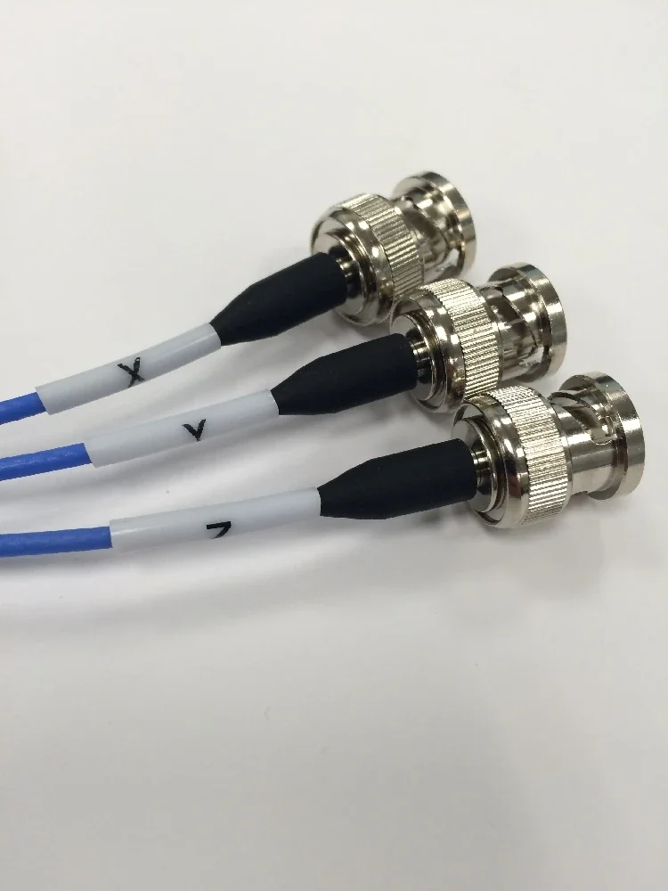 Four core 1/4-28UNF to BNC PCB special cable for three-axis acceleration sensor instead of 034G20