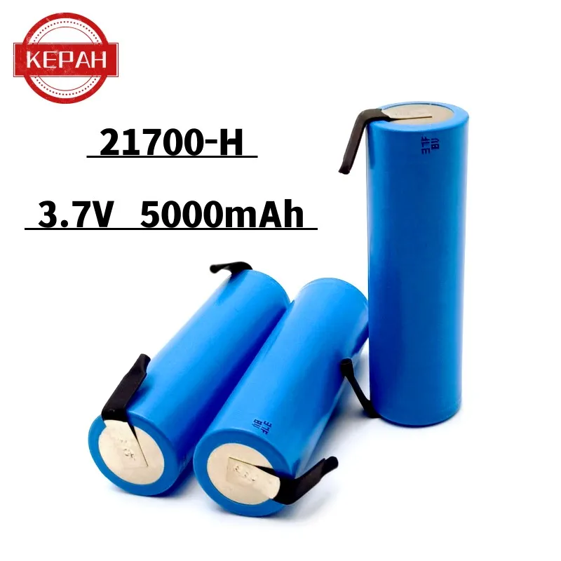 

Li-Ion 50E 21700 5000mah Rechargeable Battery 3.7V 5C discharge High Power batteries For High-power Appliances+DIY Nicke\25p