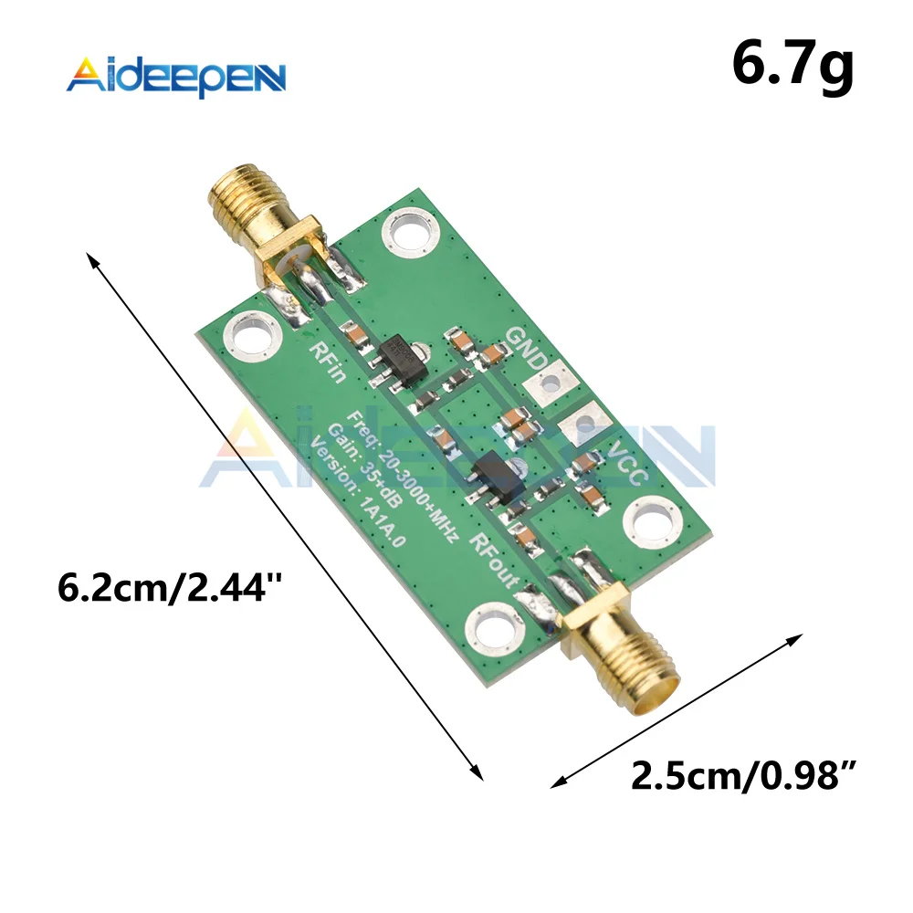 20-3000MHz 32dB LNA RF Broadband Low Noise Amplifier Module Radio Frequency Wideband Amplifier