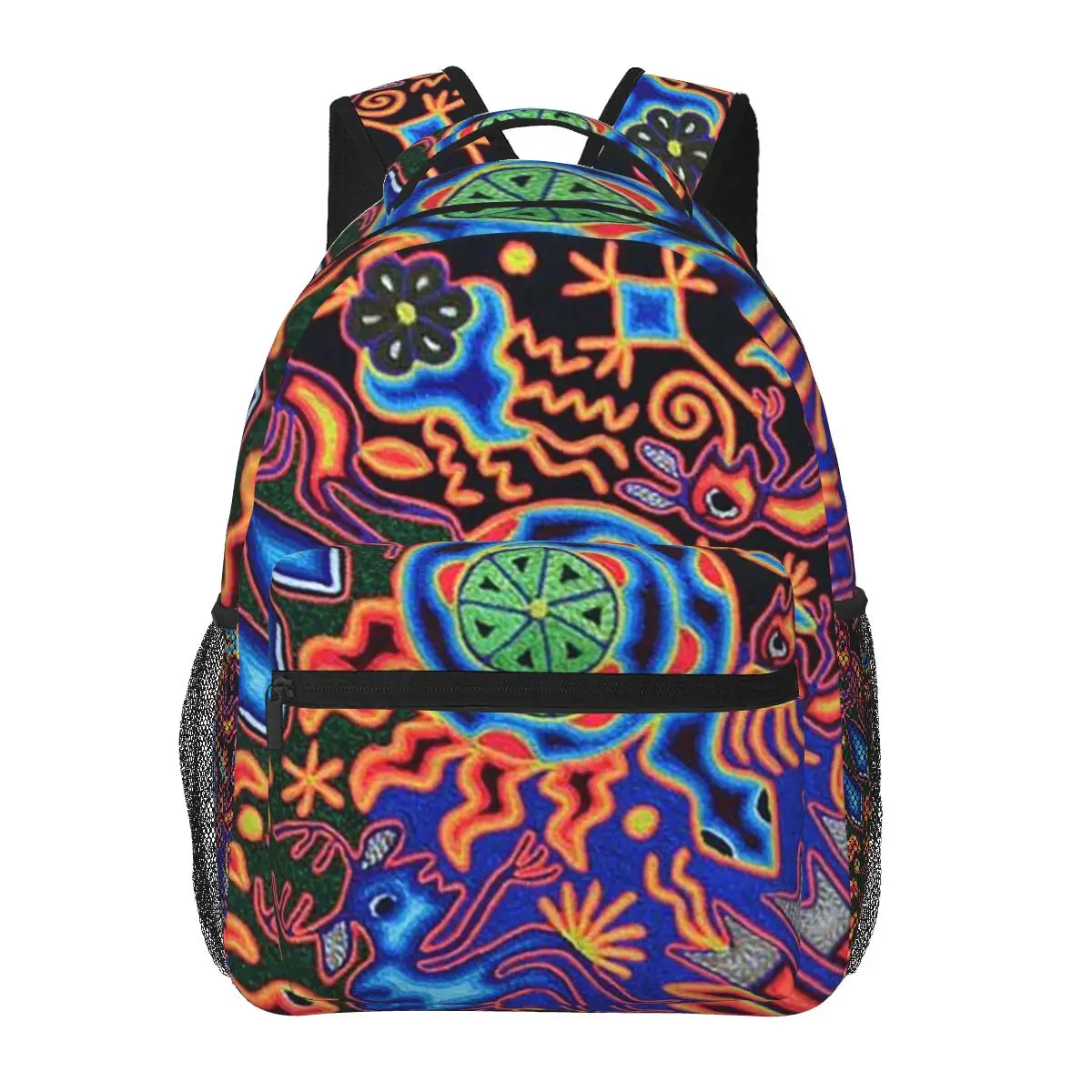 

Huichol Dream Student Backpack School Bag Hiking Travel Daypack for Men Women Fashion Bookbag Shoulder Bags