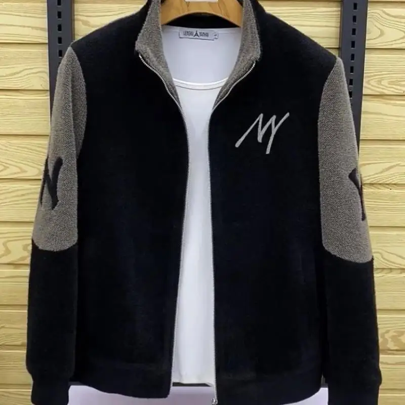 

Мужское пальто Мужская шерстяная куртка Зимний толстый и теплый повседневный плащ Корейская мода Шерстяное пальто Мужская одежда Новый Y2K