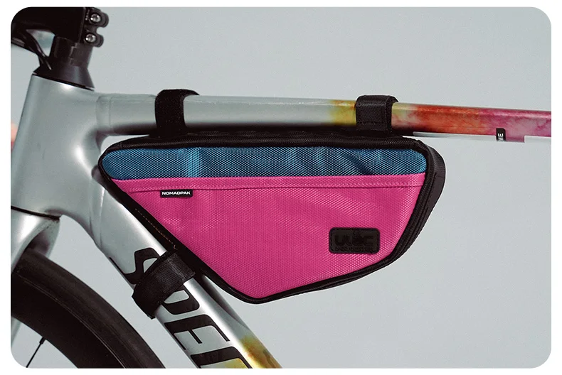 ULAC Fahrradtaschen 1,5L Rahmenrohrtasche Fahrrad-Vordertasche Wasserdichtes Material Kleine Innen-/Seitentasche MTB Rennrad-Tasche – Detail 12
