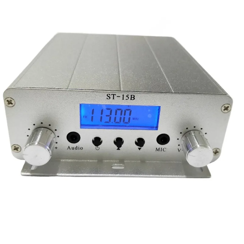 For FM Transmitter, Stereo 15W FM Radio Transmitter U Disk Playback Export Boutique