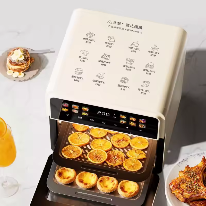 Air fryer oven visualization touch screen multi-layer no-turn steaming Product Review for Everyday Use
