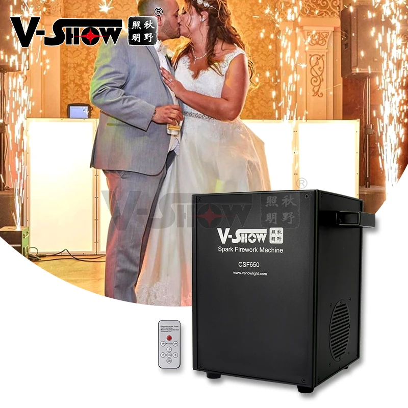 VShow CSF650 Stage Effect Machine 650W Cold Spark Machine DMX Stage Firework Machine For Wedding Event