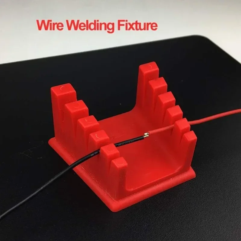 

ABS Welding Wire Fixture 3D Printer Part with Two Large Suction Magnet Bracket Welding Table Clamp For Motherboard Soldering