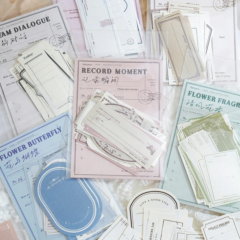 30pcs/lot Memo Pads Material Paper Embrace the summer Junk Journal Scrapbooking Cards Retro Background Decoration Paper