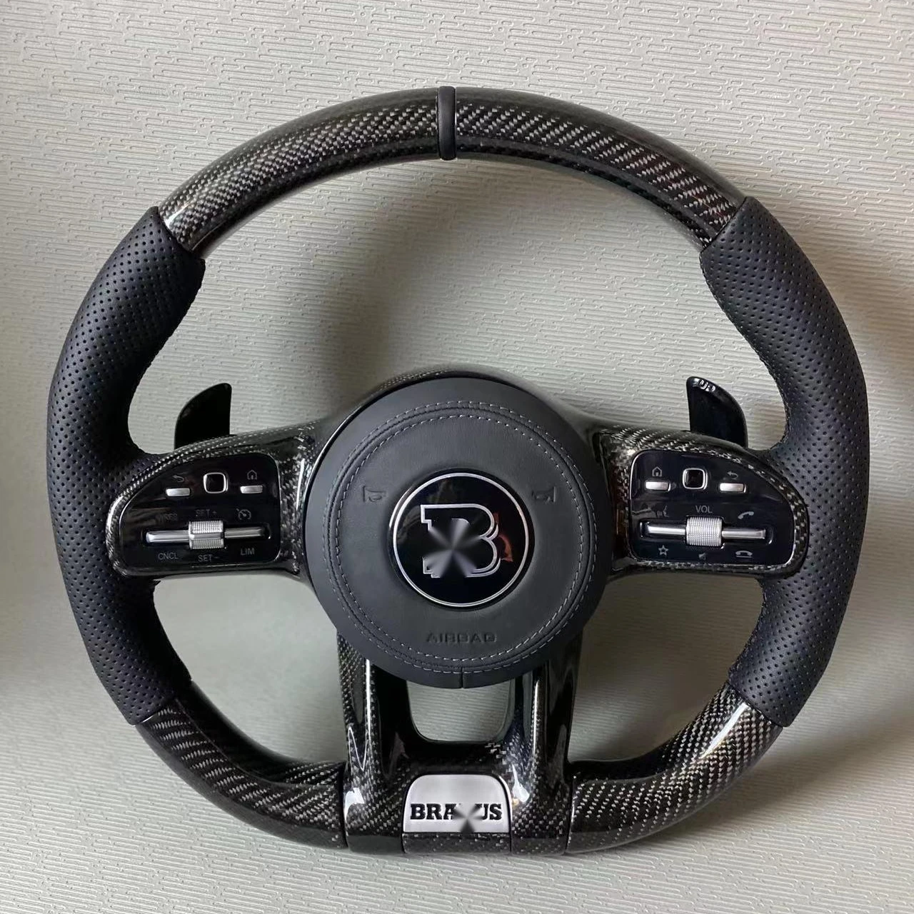 AMGS Steering wheel for Mercedes AMGS GT W190 C190 W205 C205 W166 X167 W177 W290 W217 C217 W222 C63 E63 S63 G63 GT63 GTS