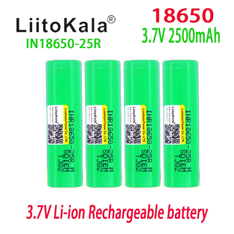 LiitoKala VTC5A 18650 2600mAh 3.7V 20A Discharge Power Charging Battery Replacement for Electric Vehicle Batteries, Toys, Lighti