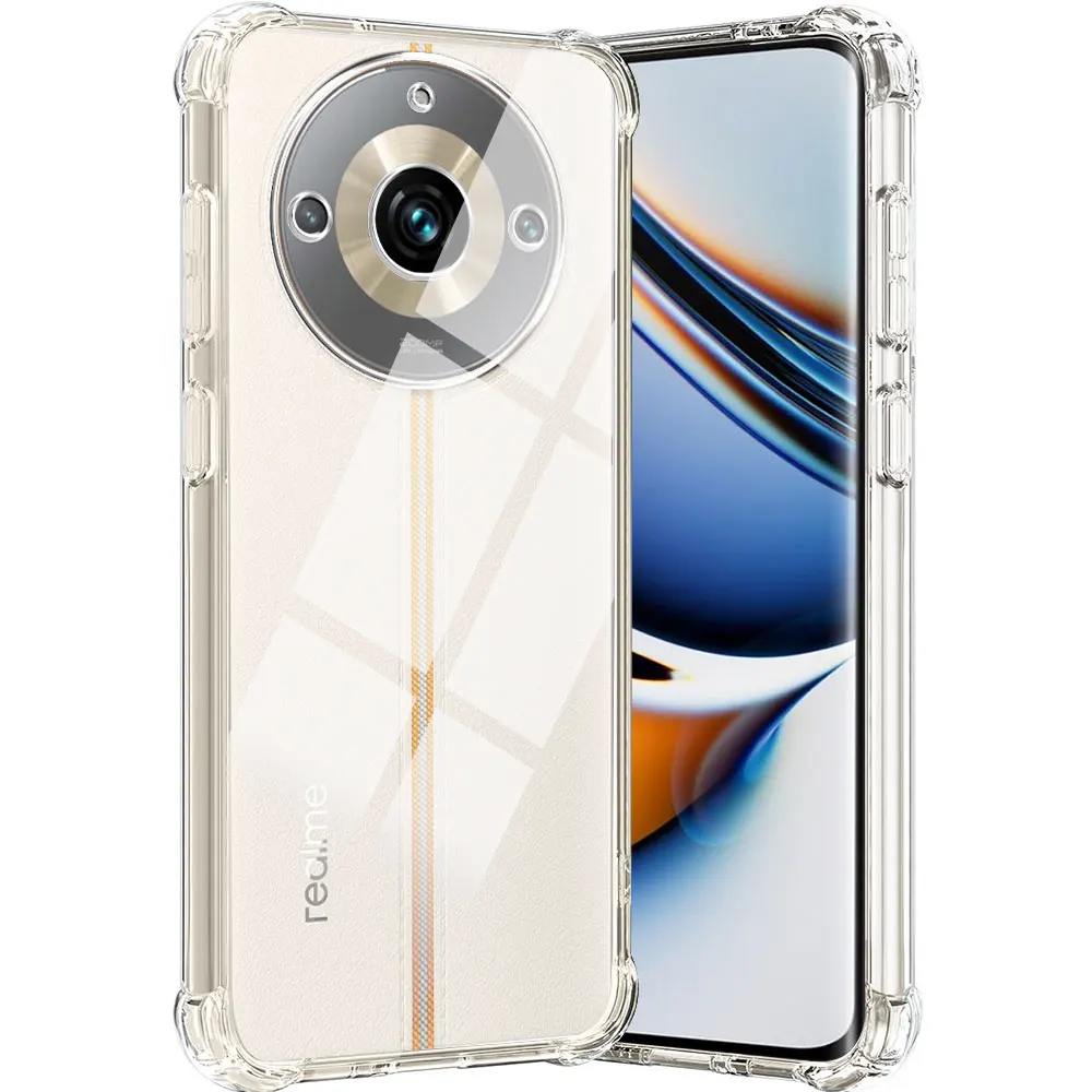 Phone Case For Realme 11 4G 5G 11X RMX3751 Case Clear Soft Silicone Shockproof Bumper For Realme 11 Pro Plus Back Cover Fundas