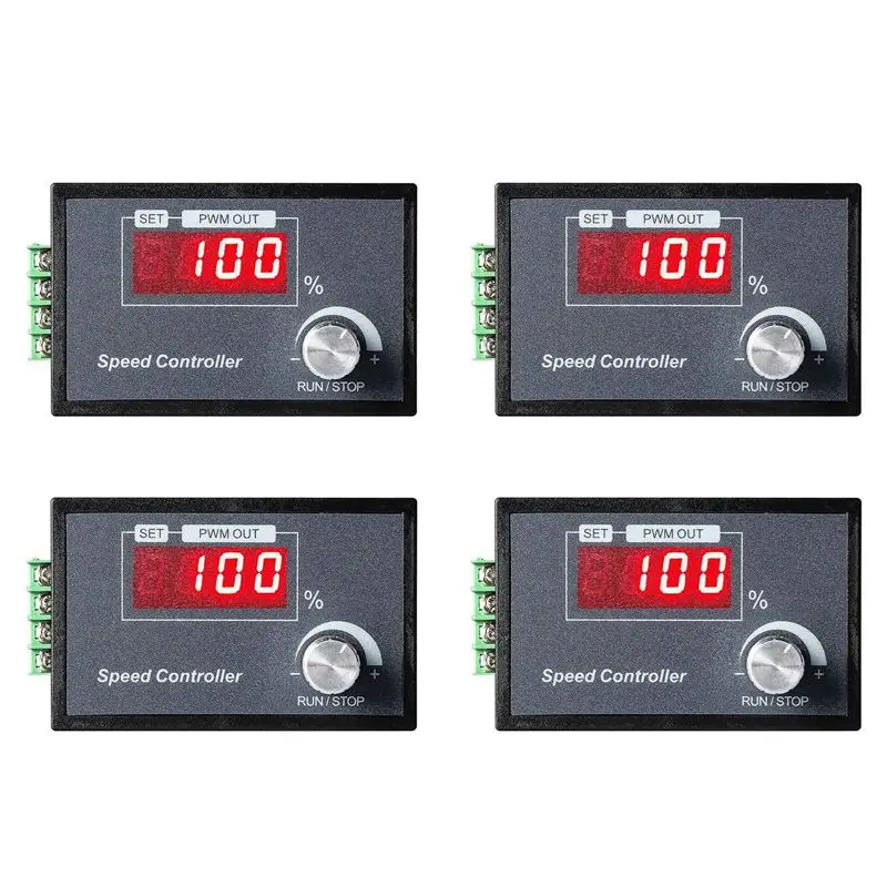 

Контроллер скорости двигателя постоянного тока YLS-4X PWM 6-60В 30А с цифровым дисплеем и прочной печатной платой - идеально подходит для различных машин