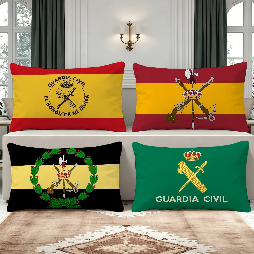 Spain Guardia Civil Symbol cushion cover Decorative For Sofa Office Living Room Bedroom Suitable For Bed Lumbar Support Pillows