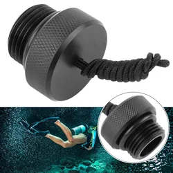 1Pc Tank Valve Dust Plug Scuba Diving First 1st Stage DIN Regulator Threaded Dust Cap Cover Protector Portable Lightweight